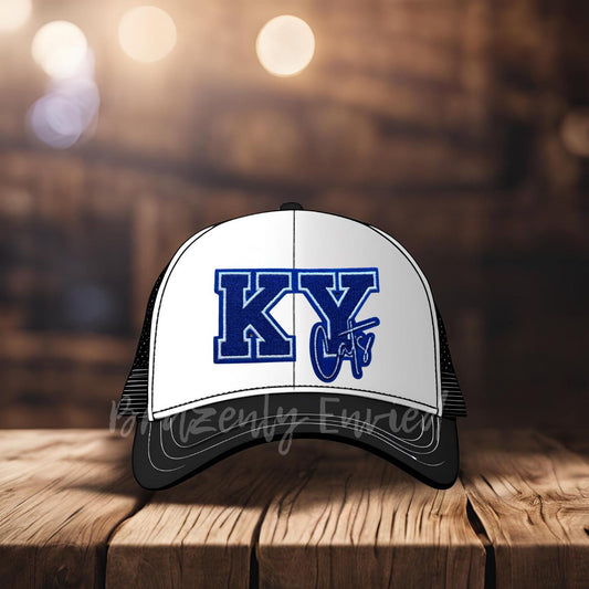 Trucker Hat PATCH- KY Cats Patch Great for Trucker Hats /Shirts/ Jean Jackets/Bag