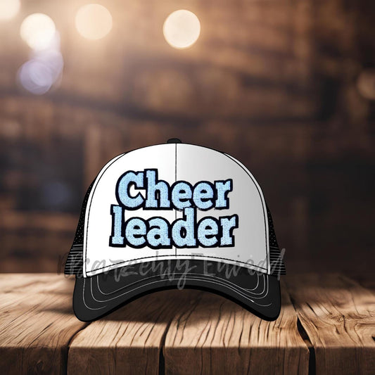 Trucker Hat PATCH- CHEERLEADER Patch  Great for Trucker Hats /Shirts/ Jean Jackets/Bags