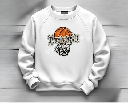 Basketball Patch| sequins basketball hoop patch | Beautiful Basketball Sequin and Chenille Patch