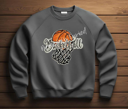 Basketball Patch| sequins basketball hoop patch | Beautiful Basketball Sequin and Chenille Patch