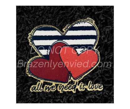 Heart Design -Patch Ready to Ship