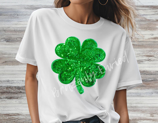 Clover Patch St Patrick's Day Patch New  10 Sequins Shamrock Patches Great for St Patty's Day Great for diy customizing St Patty's day shirt