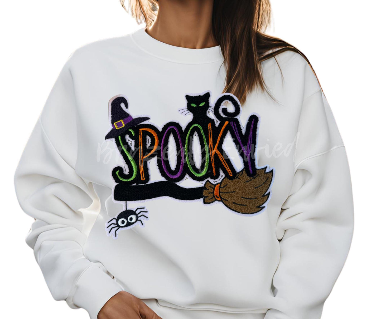 Halloween Patch  SPOOKY Chenille Patch