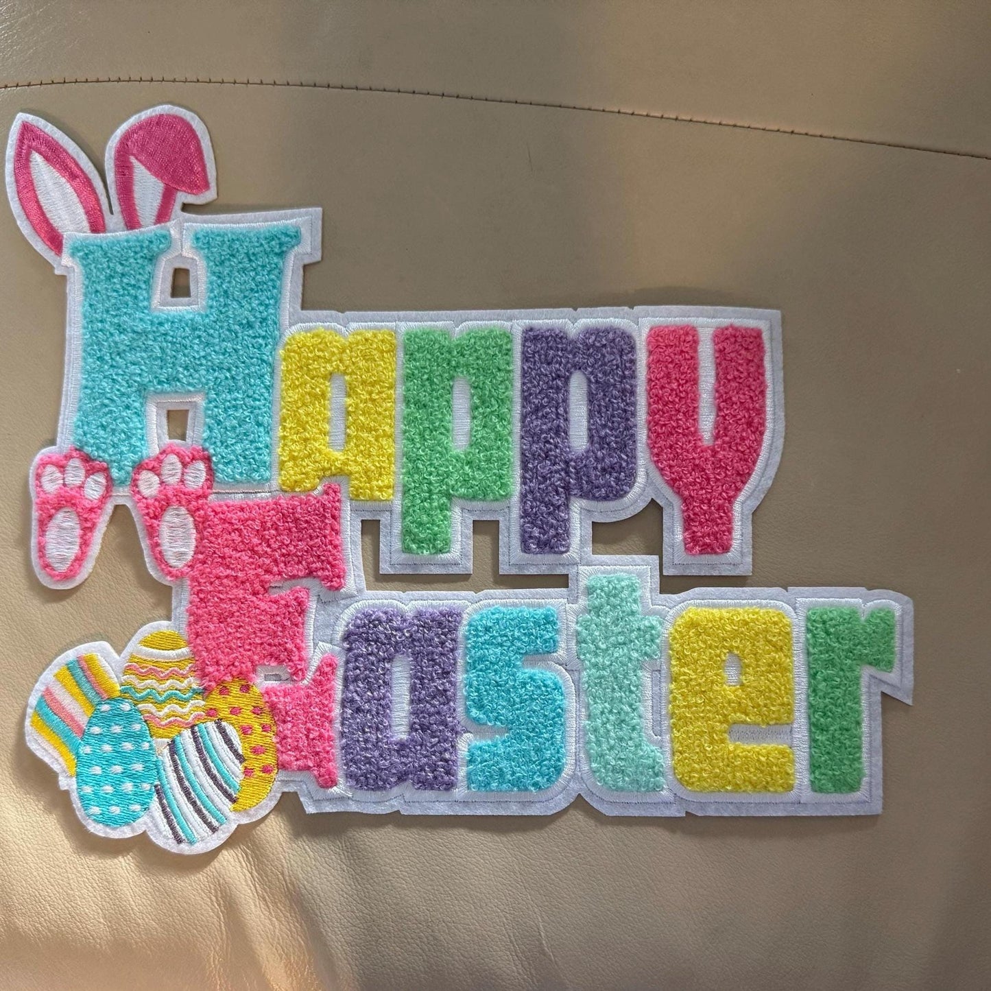 Easter Chenille Patch   Happy Easter Patch