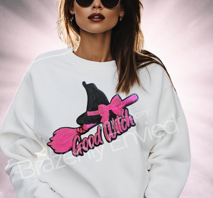 WITCH Sequins IRON On Patch