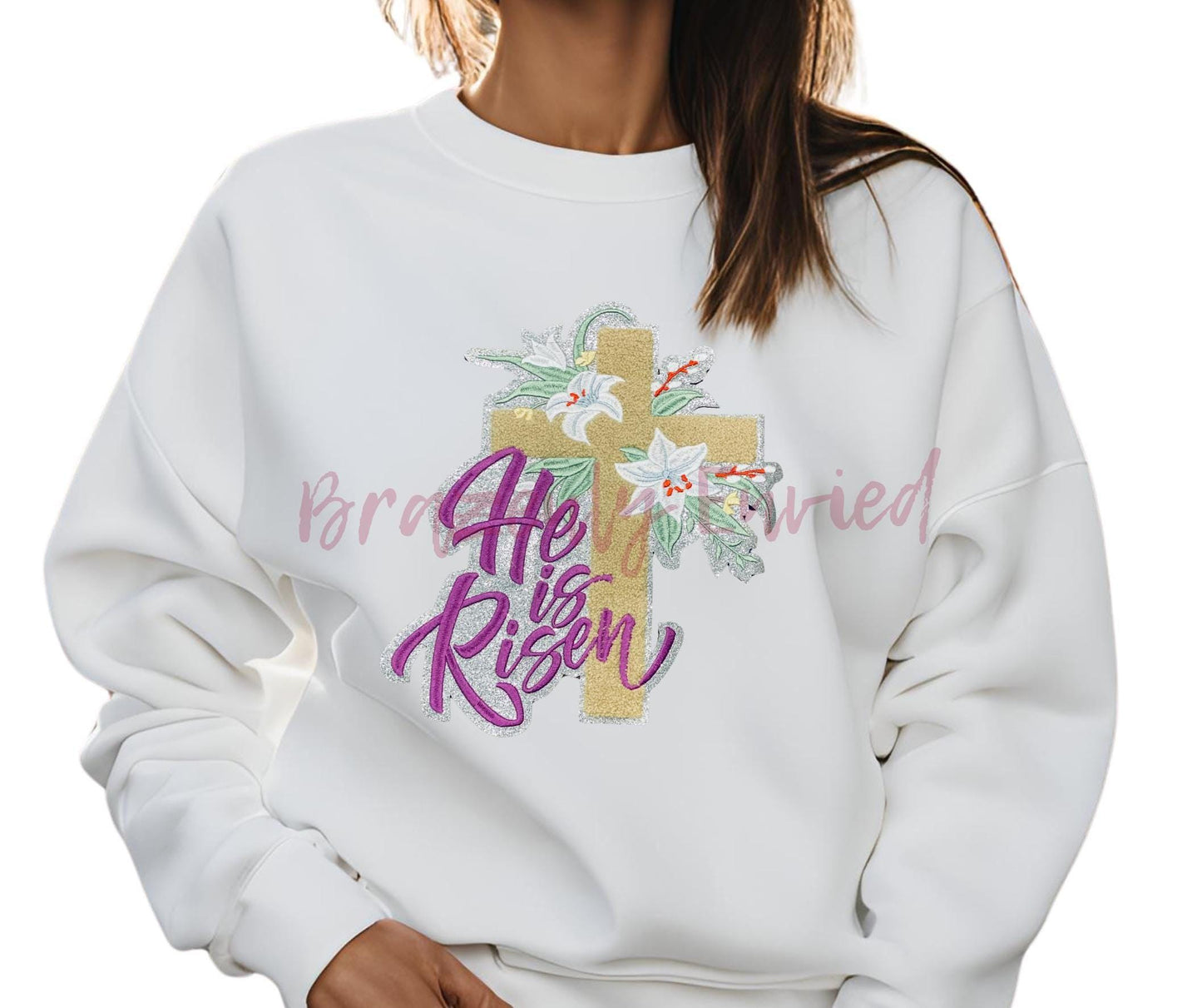 Easter Patch for Sweatshirts Easter Chenille Patch Great Easter Gift Easter Shirt Great for the Back of Jean Jacket