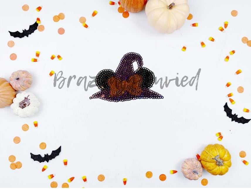 Sequins Witch Patch | Trucker Hat Patch