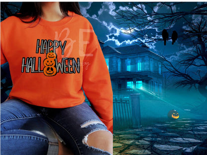 Happy Halloween Patch Sequins and Chenille Patch