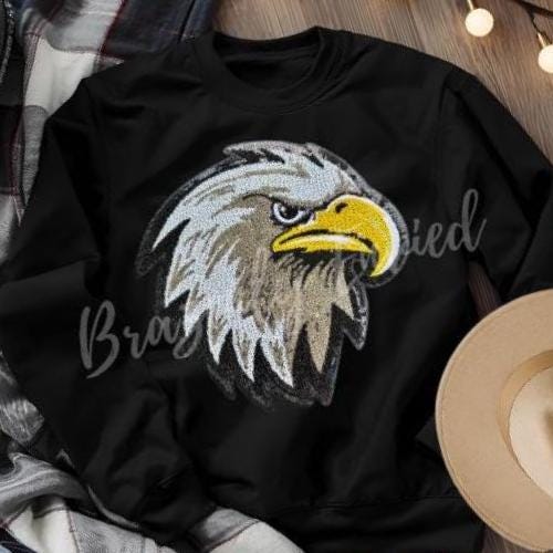Eagle Patch Sequin  Iron On Applique