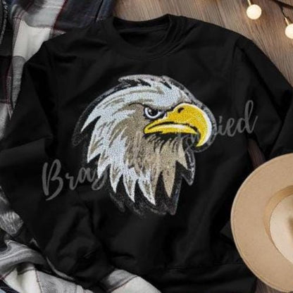Eagle Patch Sequin  Iron On Applique