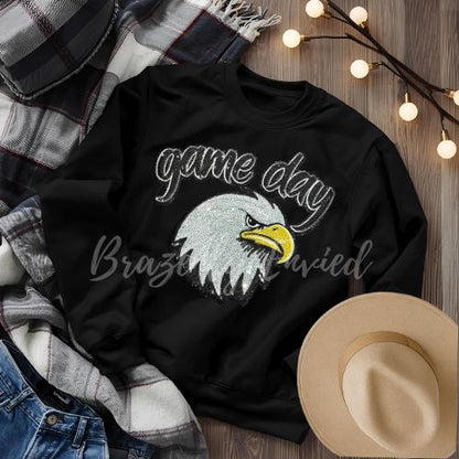 Eagle Patch Sequins Eagle Applique Iron-On