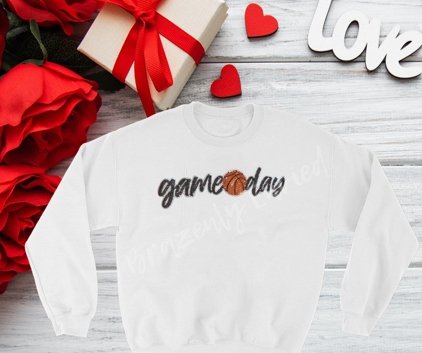 NEW Basketball  Game Day Sequins Patch