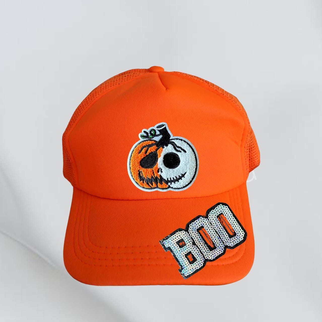 Pumpkin Patch | 1 Chenille Jack O Lantern Patch | (boo sold separately)