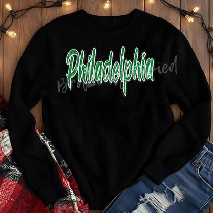 Philadelphia Sequins Patch