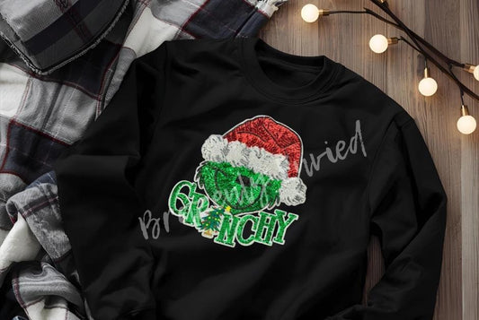 GRINCHY Patch Green Sequins-  Be classy and Sassy with this awesome Patch