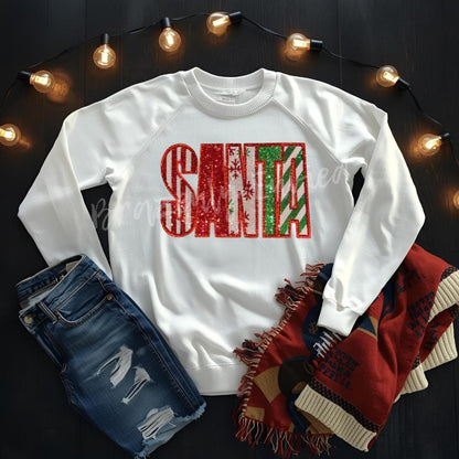 Santa Patch | Christmas Sequins Patch