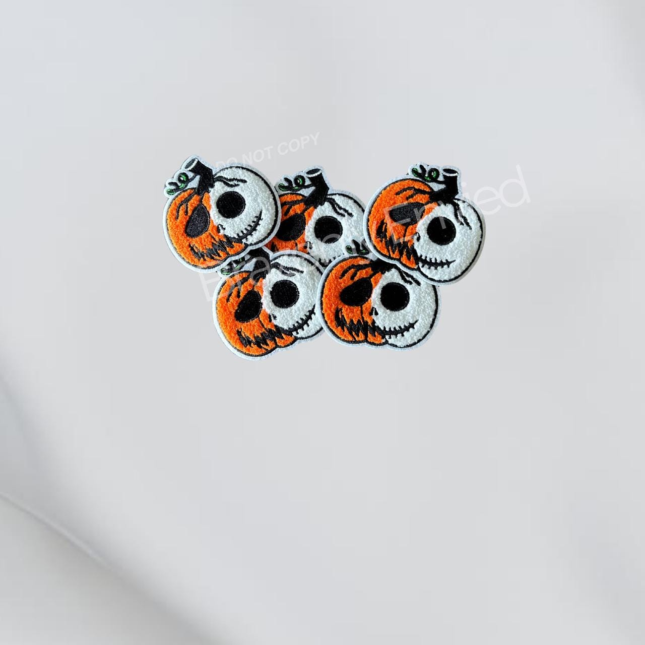 Pumpkin Patch | 1 Chenille Jack O Lantern Patch | (boo sold separately)