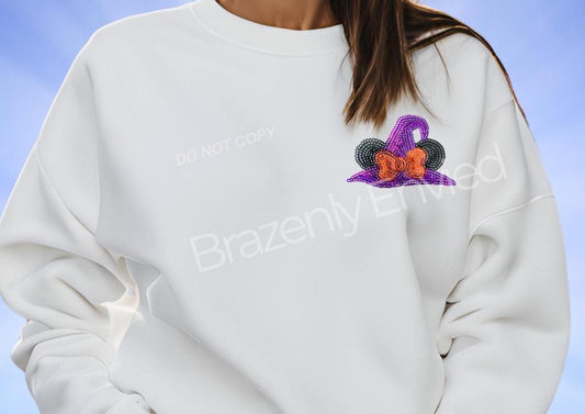 Sequins Witch Patch | Trucker Hat Patch