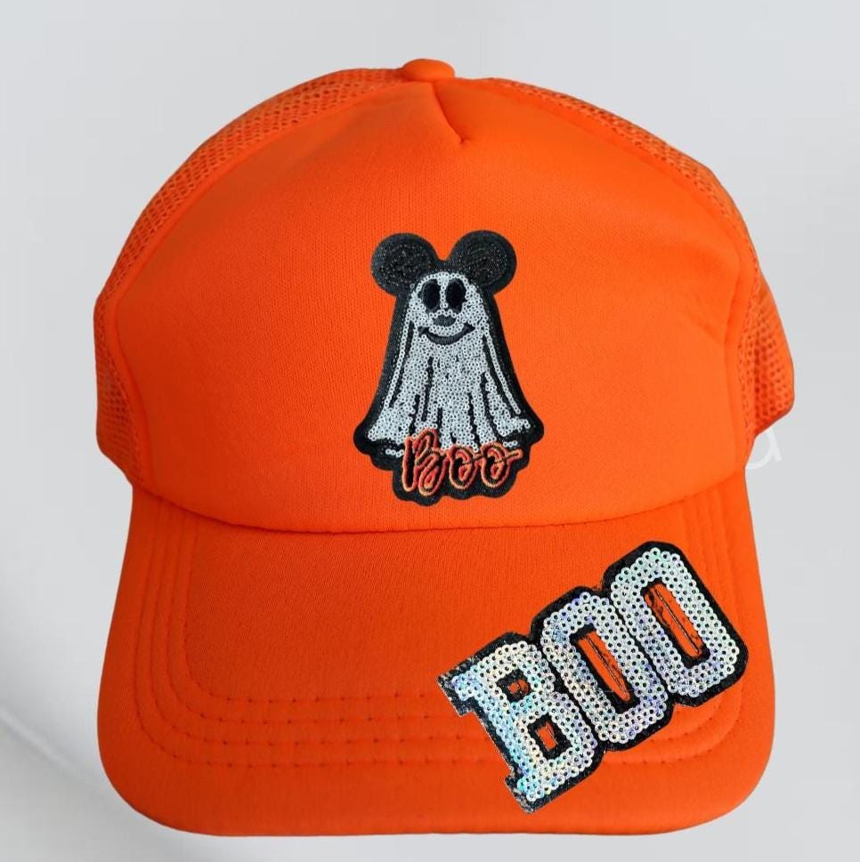 Hat Patch Sequins Ghost Patch great halloween patch