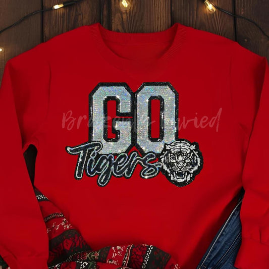 Tigers Patch -Go Tigers Iron On Applique