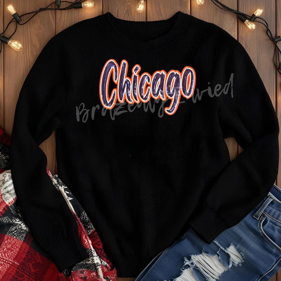 Chicago Sequins Patch