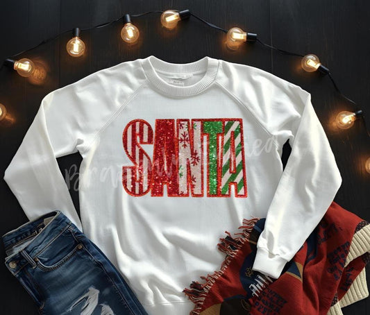 Santa Patch | Christmas Sequins Patch