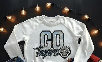 Tigers Patch -Go Tigers Iron On Applique