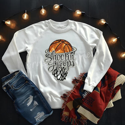 Basketball Patch| SHOOTIN HOOPS  PATCH