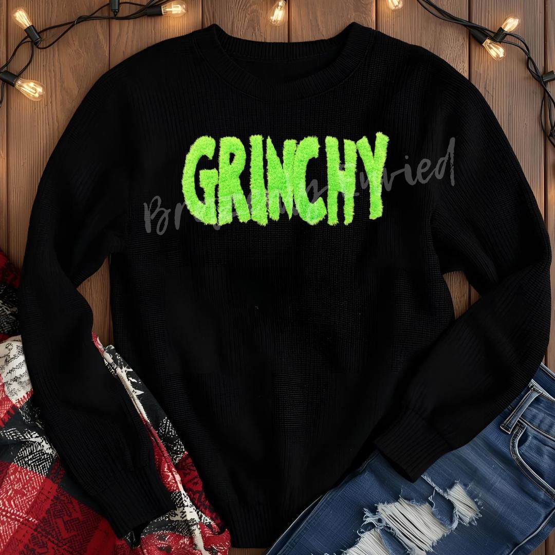 GRINCHY Patch FLUFFY GRINCHY Patch