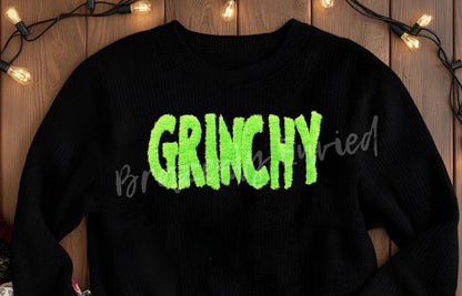 GRINCHY Patch FLUFFY GRINCHY Patch