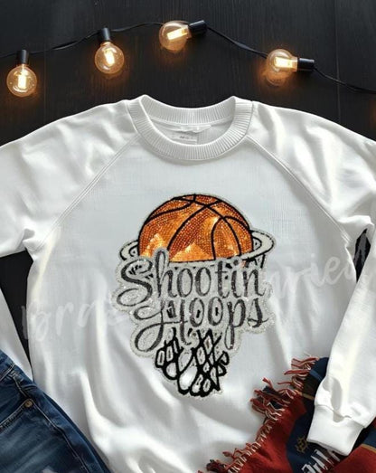 Basketball Patch| SHOOTIN HOOPS  PATCH