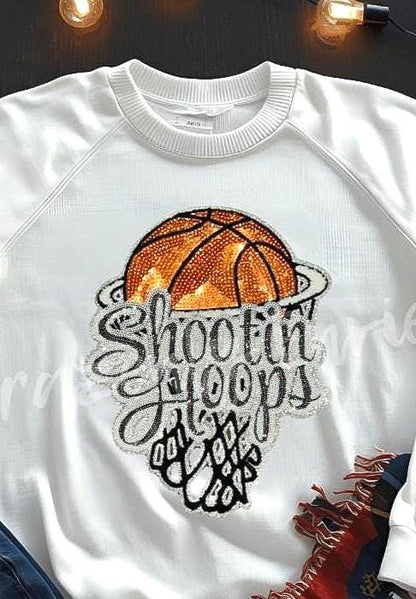 Basketball Patch| SHOOTIN HOOPS  PATCH