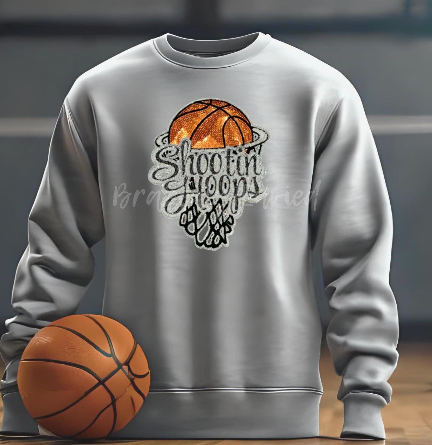 Basketball Patch| SHOOTIN HOOPS  PATCH