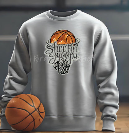 Basketball Patch| SHOOTIN HOOPS  PATCH