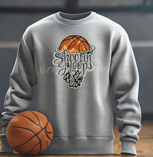 Basketball Patch| SHOOTIN HOOPS  PATCH