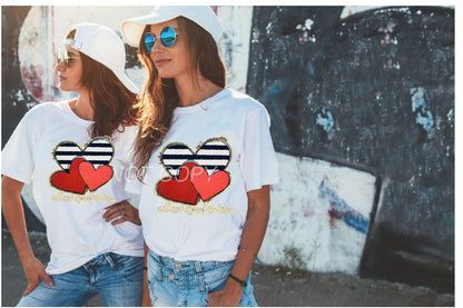 Valentine Patch Heart Iron On Chenille Applique