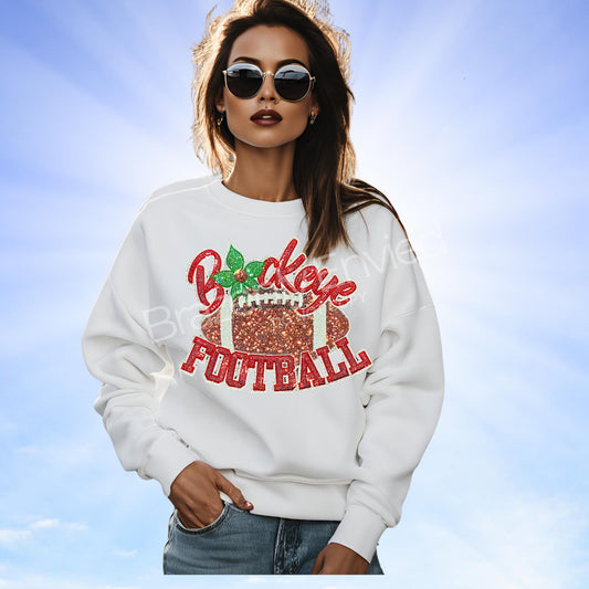 Football Patch - sequins iron on appliqué