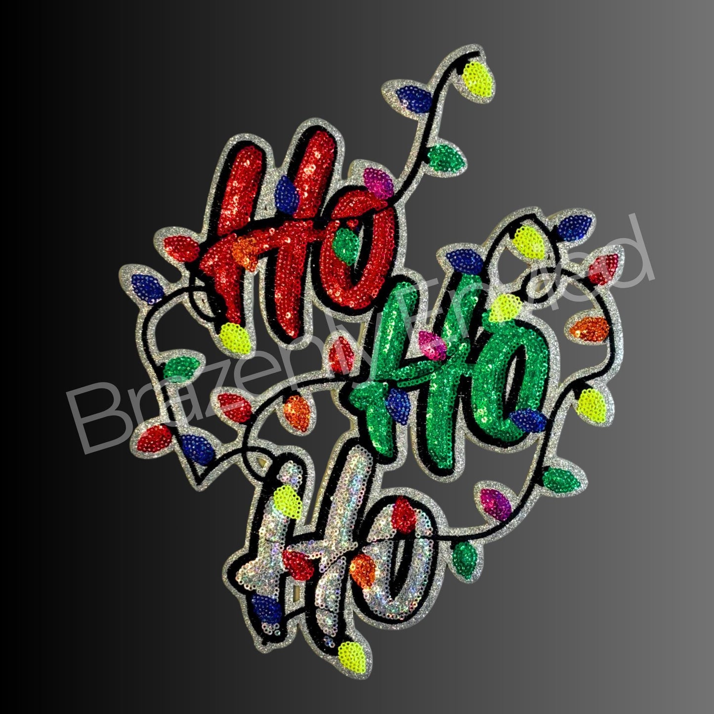 Ho Ho Ho Patch | Sequins Christmas Patch