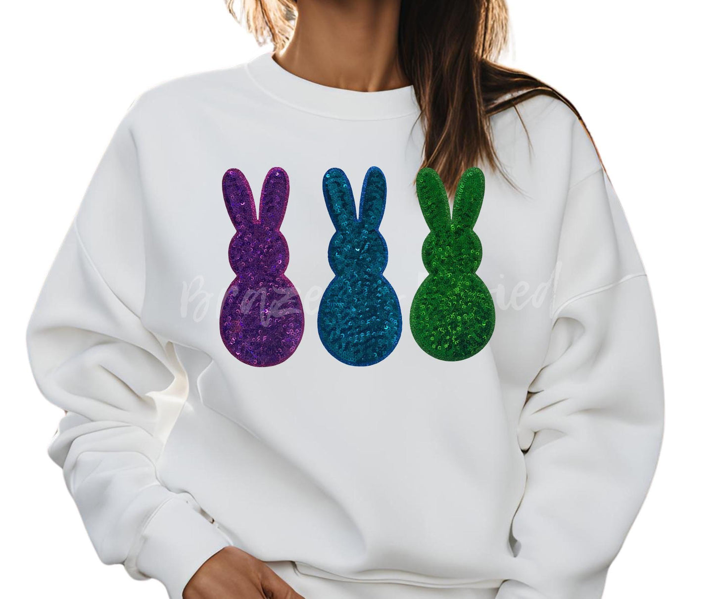 Easter Patch  Perfect for Easter Shirts 3 Easter Patches Sold as a group  Sequins Patch Immediate fast shipping