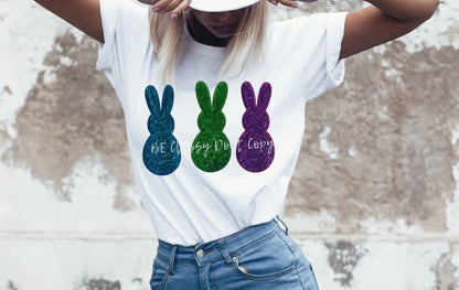 Easter Patch  Perfect for Easter Shirts 3 Easter Patches Sold as a group  Sequins Patch Immediate fast shipping