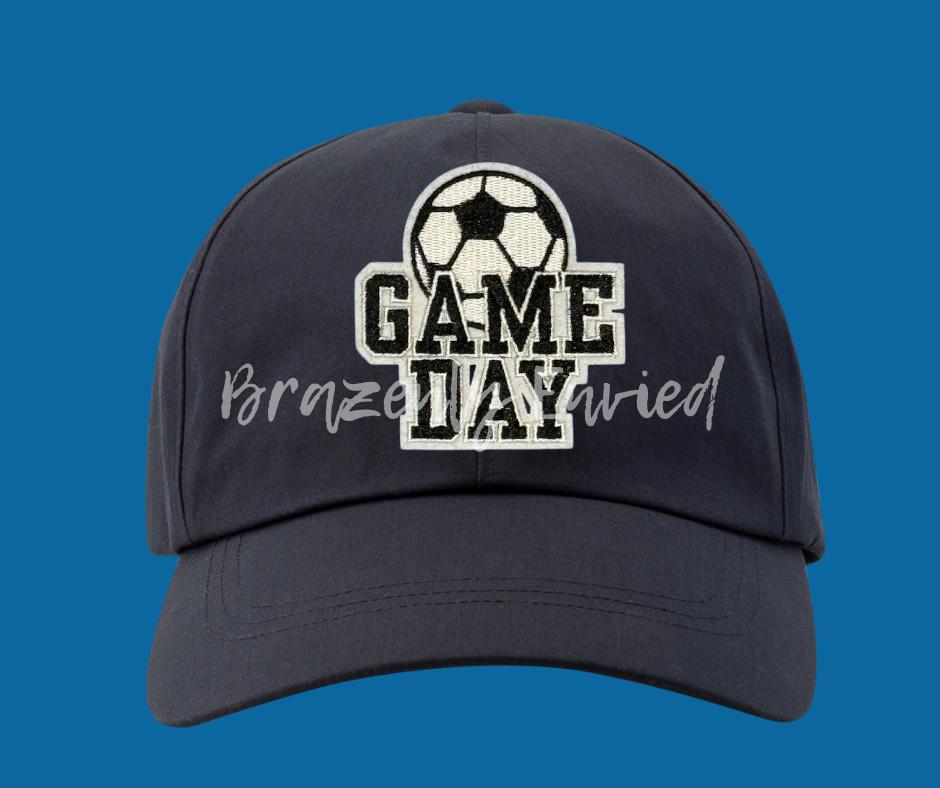 Game Day Soccer Hat Patch