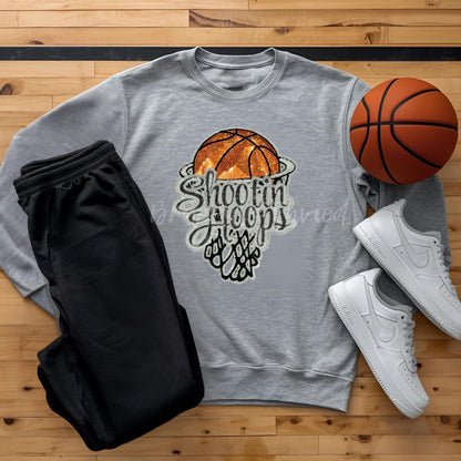 Basketball Patch| SHOOTIN HOOPS  PATCH