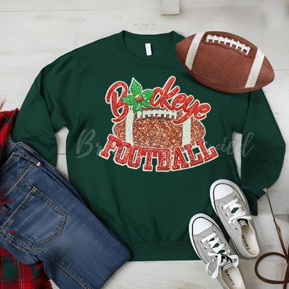 Football Patch - sequins iron on appliqué