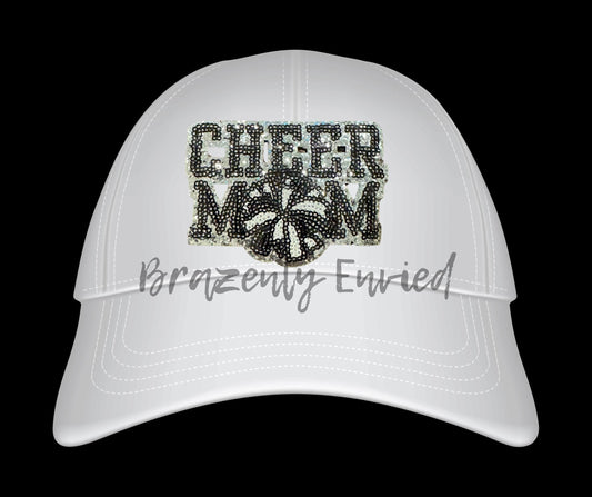 Cheer Mom Patch Patches| Iron On Patch | Trucker Hat Patch| Cheer Sequins Patch| Black