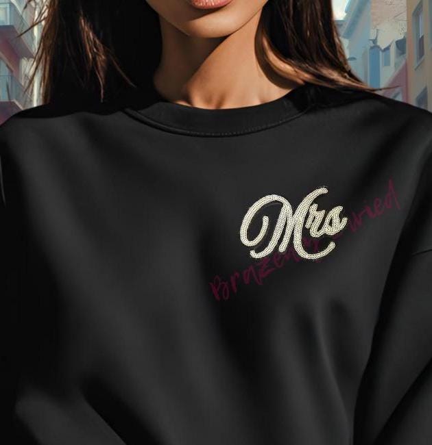 MRS Patch Sequins Iron On Applique