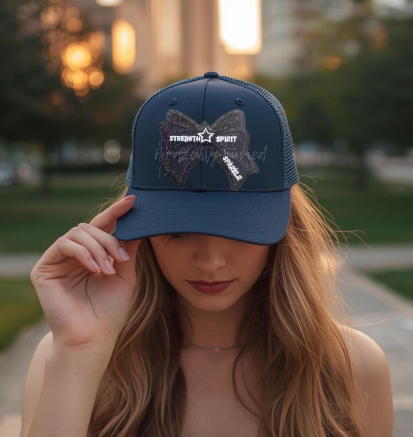 Cheer Patch Sequins Iron On Applique Small Hat Patch Cheer Bow