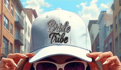 Bride Patch Sequins Iron On Applique Small Hat Patch Bride Tribe