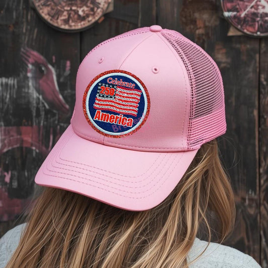 250 Celebration Patriotic Sequins Patch (3.25'H x 3.25"W)