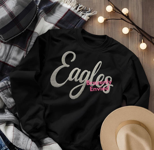 Eagles Patch Fluffy Chenille Iron On Applique