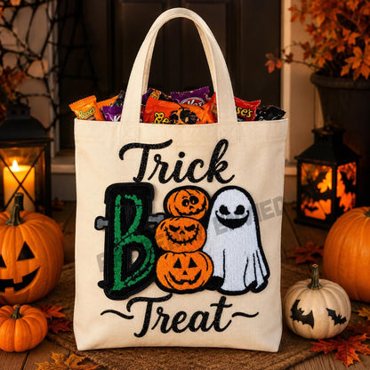 Halloween Boo Chenille Patch